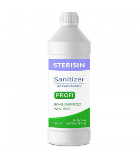 PLASMEA® - STERISIN PROFI Desinfektionsmittel - Bovis energetisierte, hochschwingende WHO-Rezeptur, 1 Liter Flip-Top Flasche
