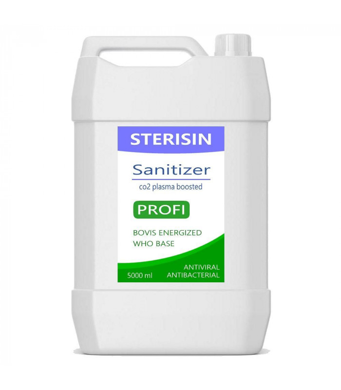 PLASMEA® - STERISIN PROFI Desinfektionsmittel - Bovis energetisierte, hochschwingende WHO-Rezeptur, 5 Liter Kanister | REINIGUNG & HAUSHALT