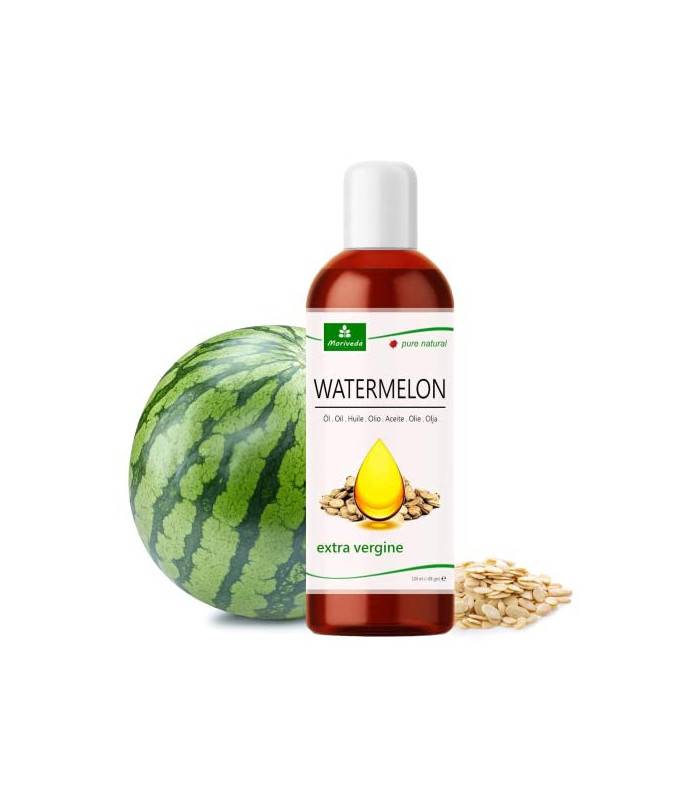 MoriVeda® - Wassermelonen Öl 100% reines und natürliches Speiseöl für Küche, Haut und Haar (1x100ml) | NAHRUNGSERGÄNZUNG & VITALFOOD