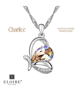 Charlice Schmetterling Halskette mit SWAROVSKI® Kristallen