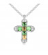 Nora Halskette Kreuz mit Swarovski® Kristalle